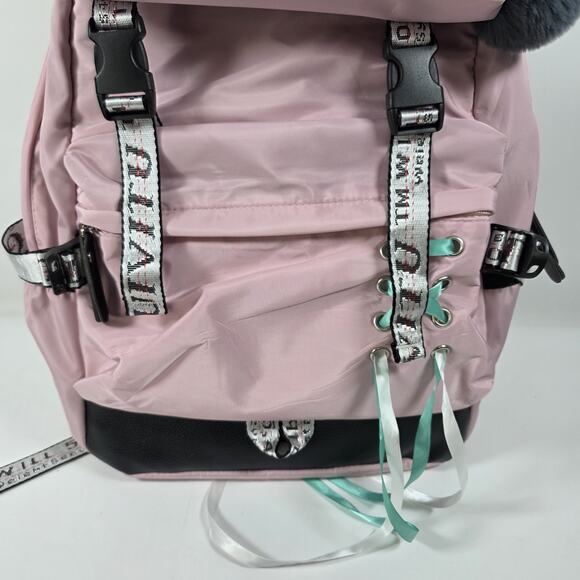 GUIVITU Girls Backpack School Children Bookbag Casual Pink Pencil Case Large - Picture 14 of 16